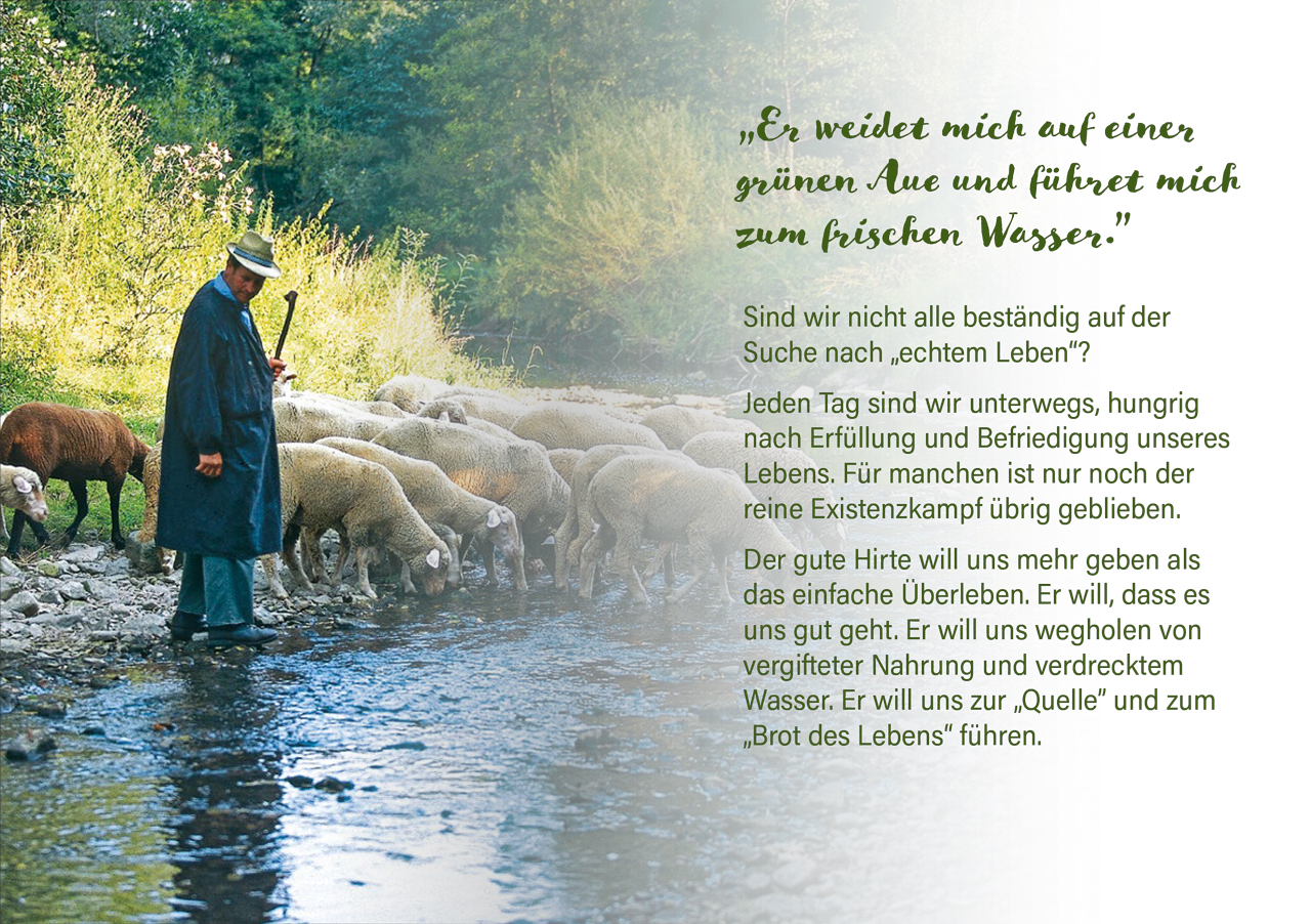 Grußheft Psalm 23 - für alle Tage