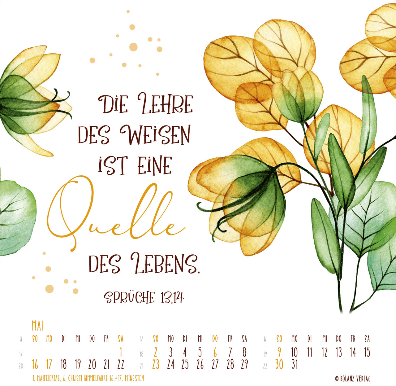 Getragen durch alle Zeiten 2027 – Tischkalender