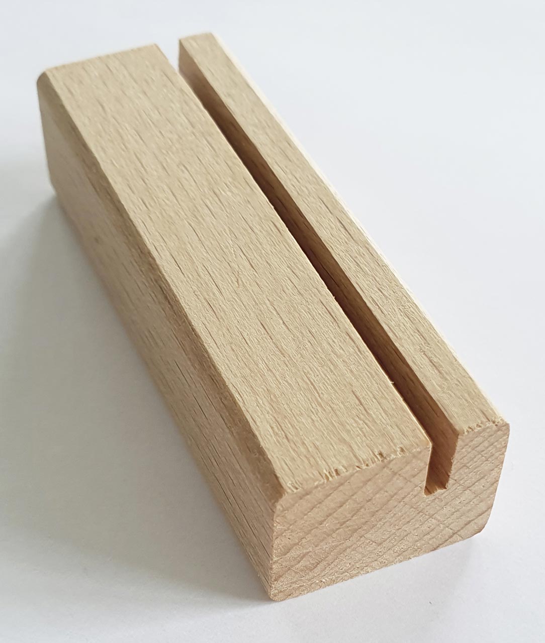 Holzaufsteller klein 1 Schlitz ohne Gravur