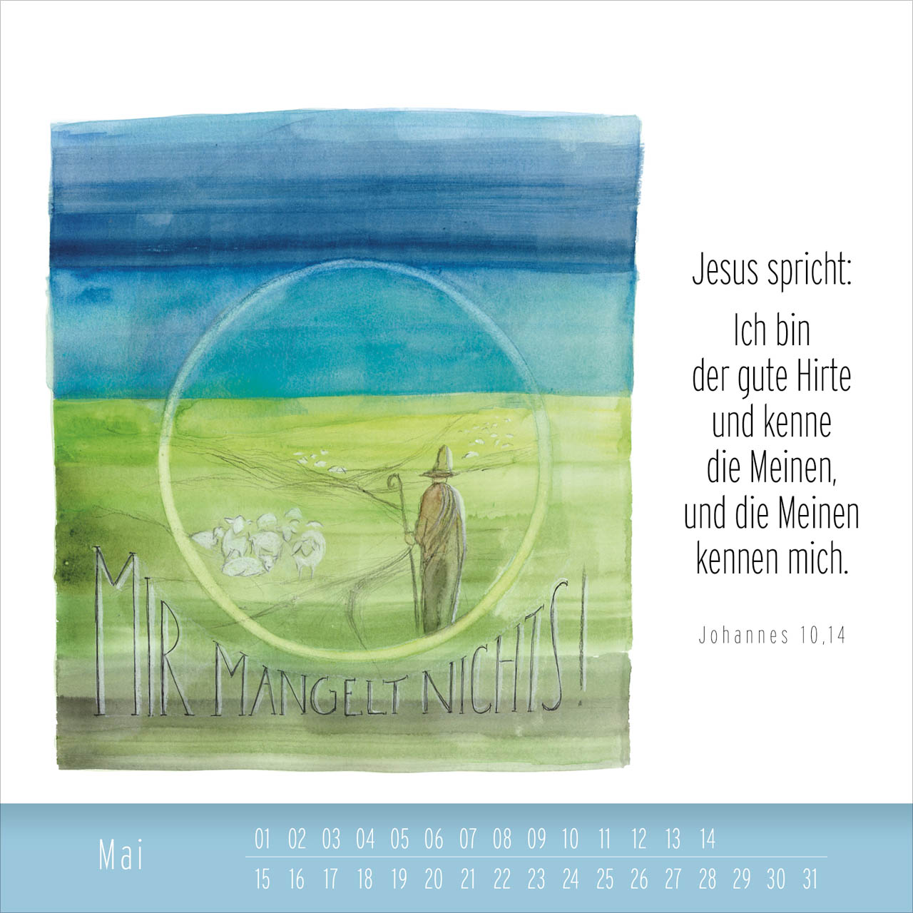 Immerwährender Tischkalender Hoffnung und Leben