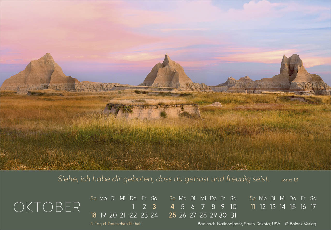 Ewigkeit in Herzen 2026 - Panoramakalender
