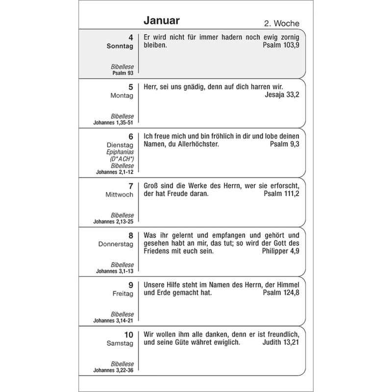Gottes Wort für jeden Tag 2026