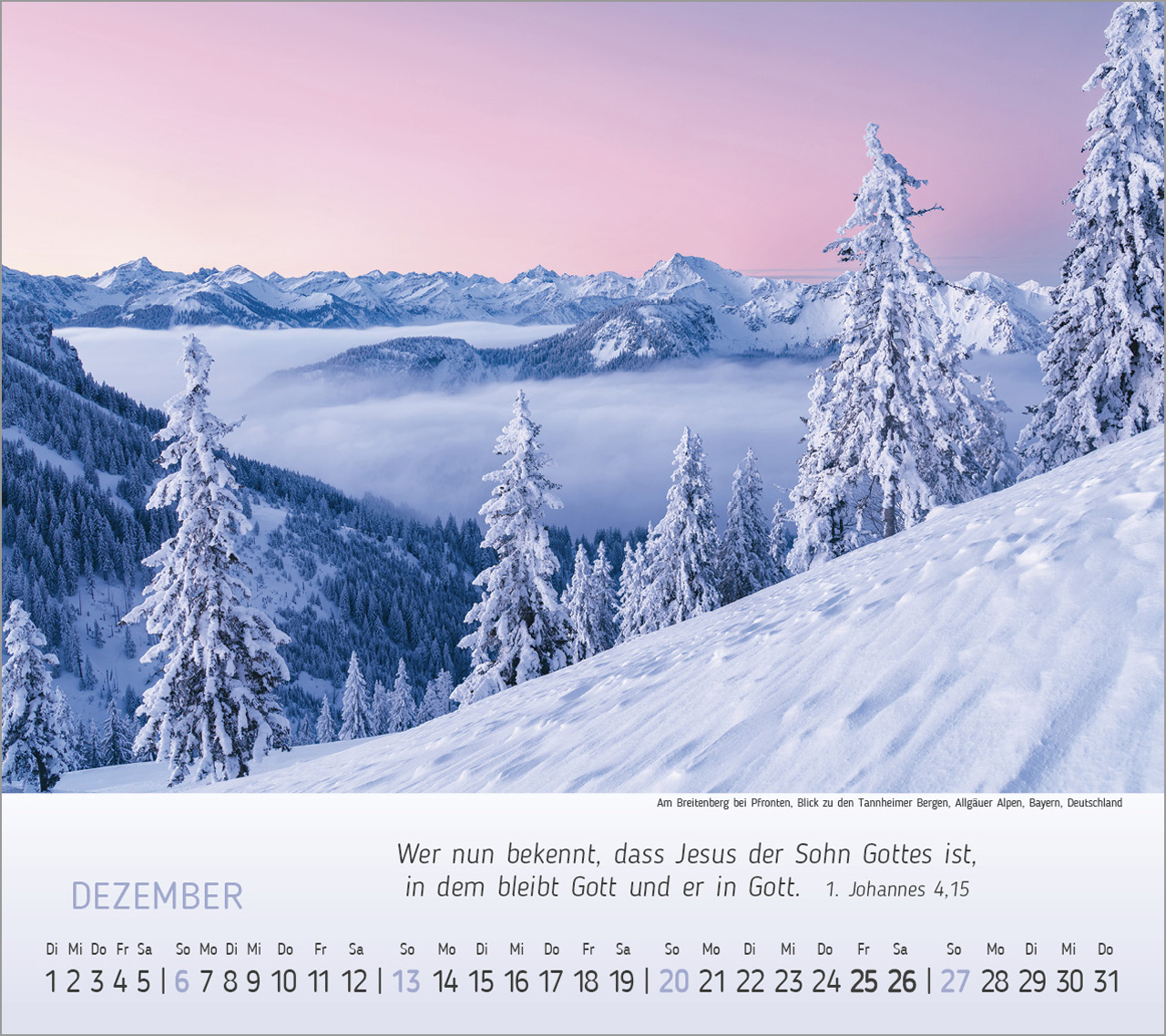 Wunderbare Bergwelt Tischkalender 2026 Wunderbare Bergwelt Tischkalender 2026