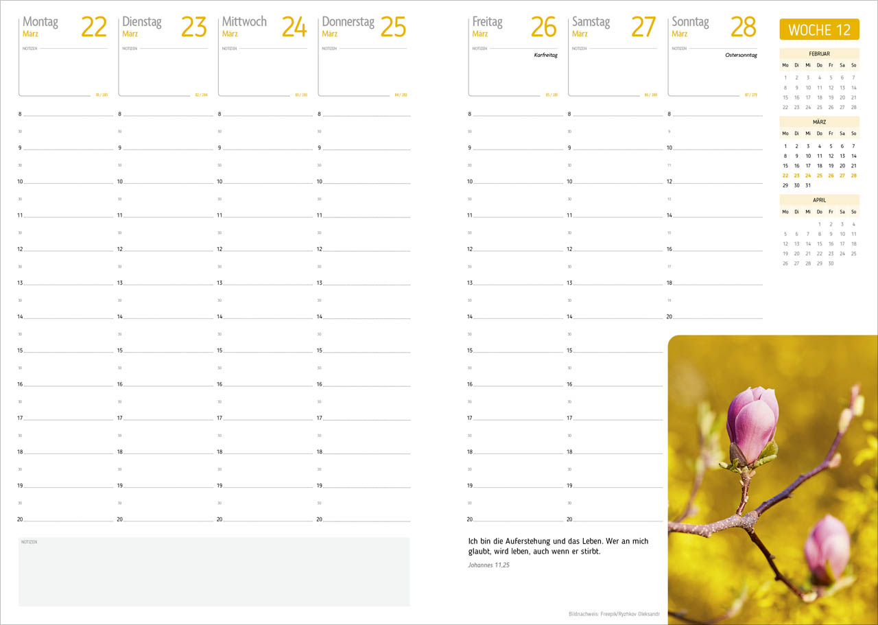 Agenda – Für jeden Tag 2027