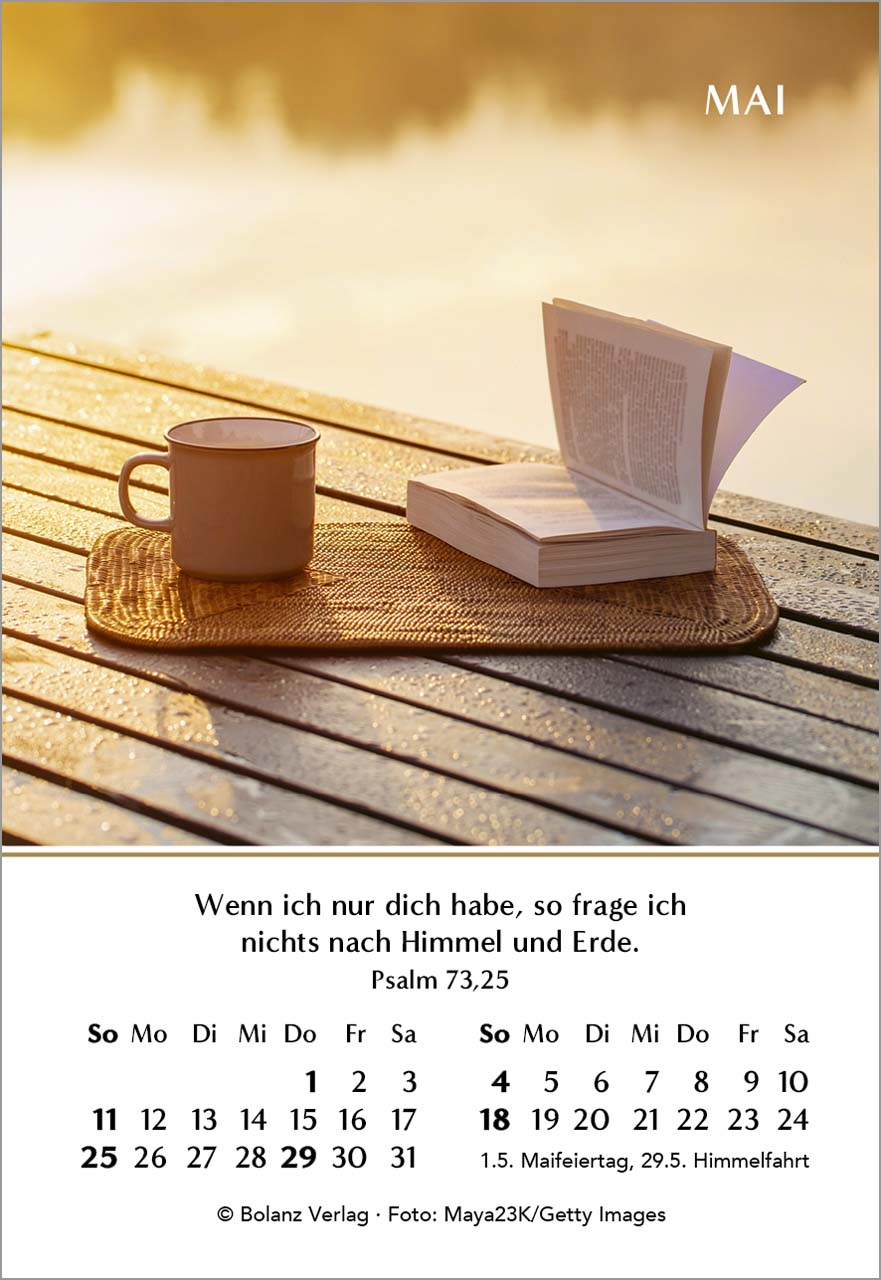 Ein Jahr der Geborgenheit Mini-Kalender