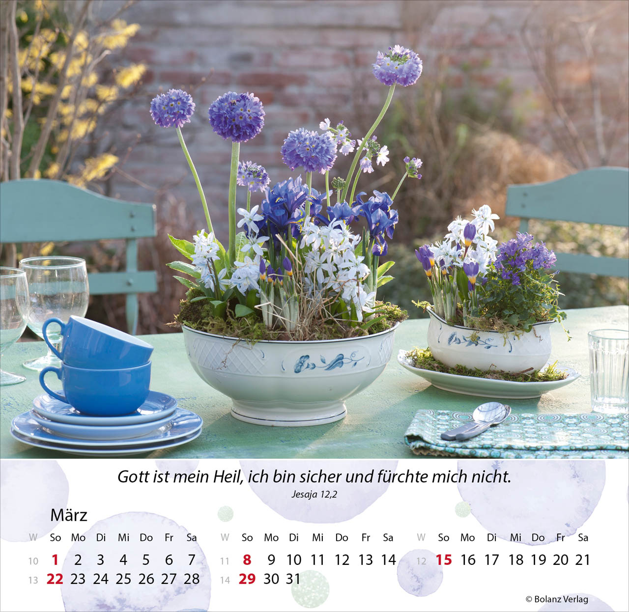 Gärten 2026 - Tischkalender