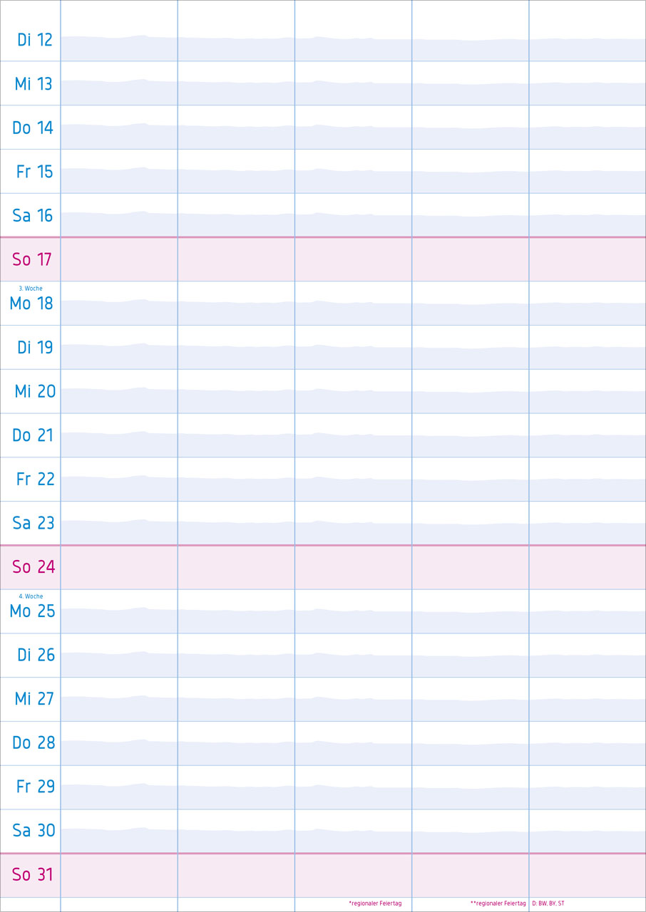 Multiplaner 2027 – Terminplaner