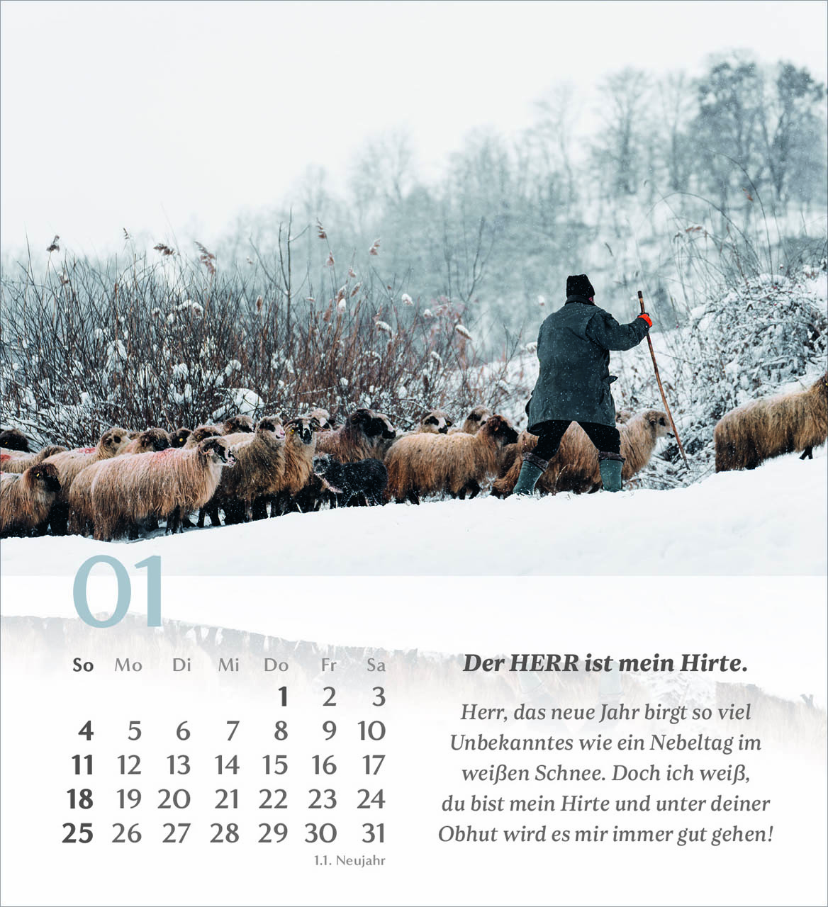 Psalm 23 Tischkalender 2026