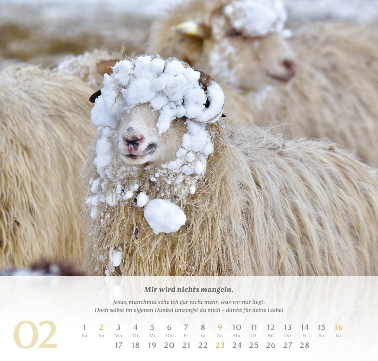 Psalm 23 Wandkalender