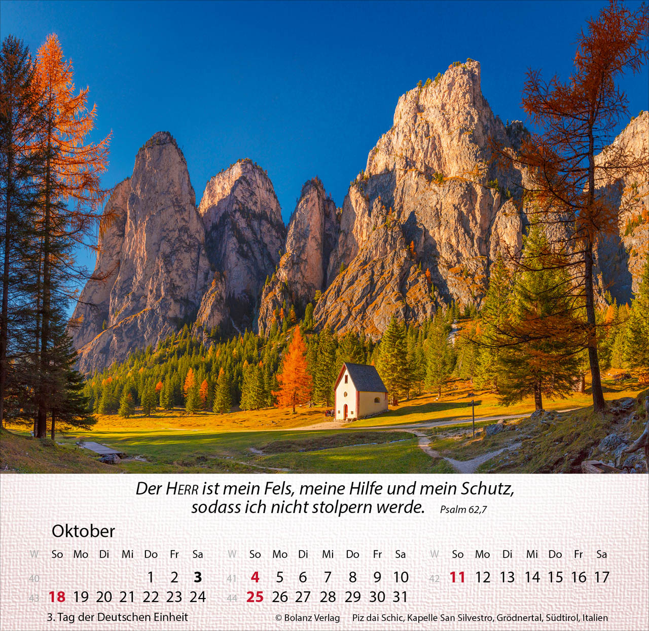 Berge 2026 - Tischkalender Berge 2026 - Tischkalender