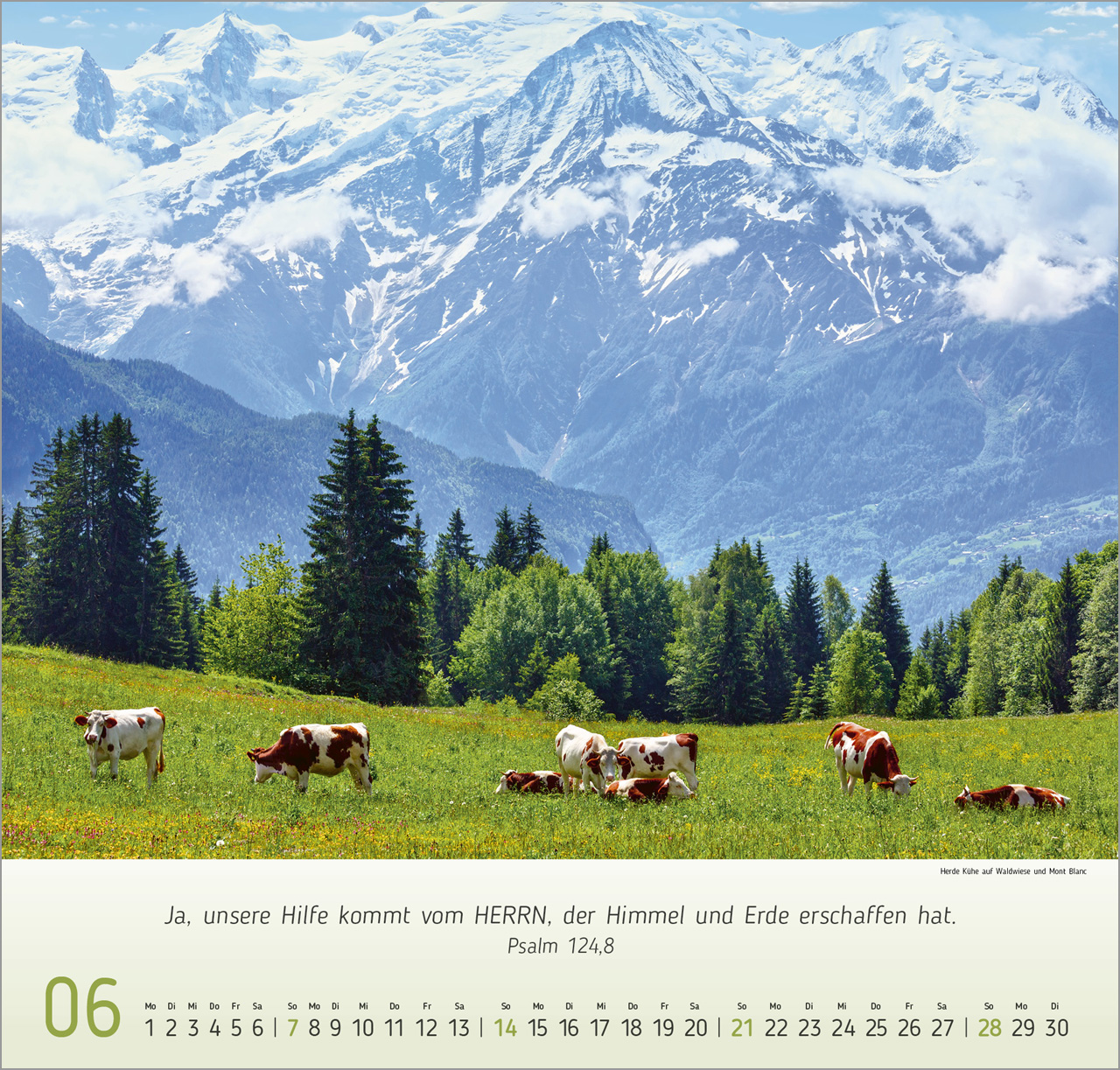 Berg Impressionen Wandkalender 2026