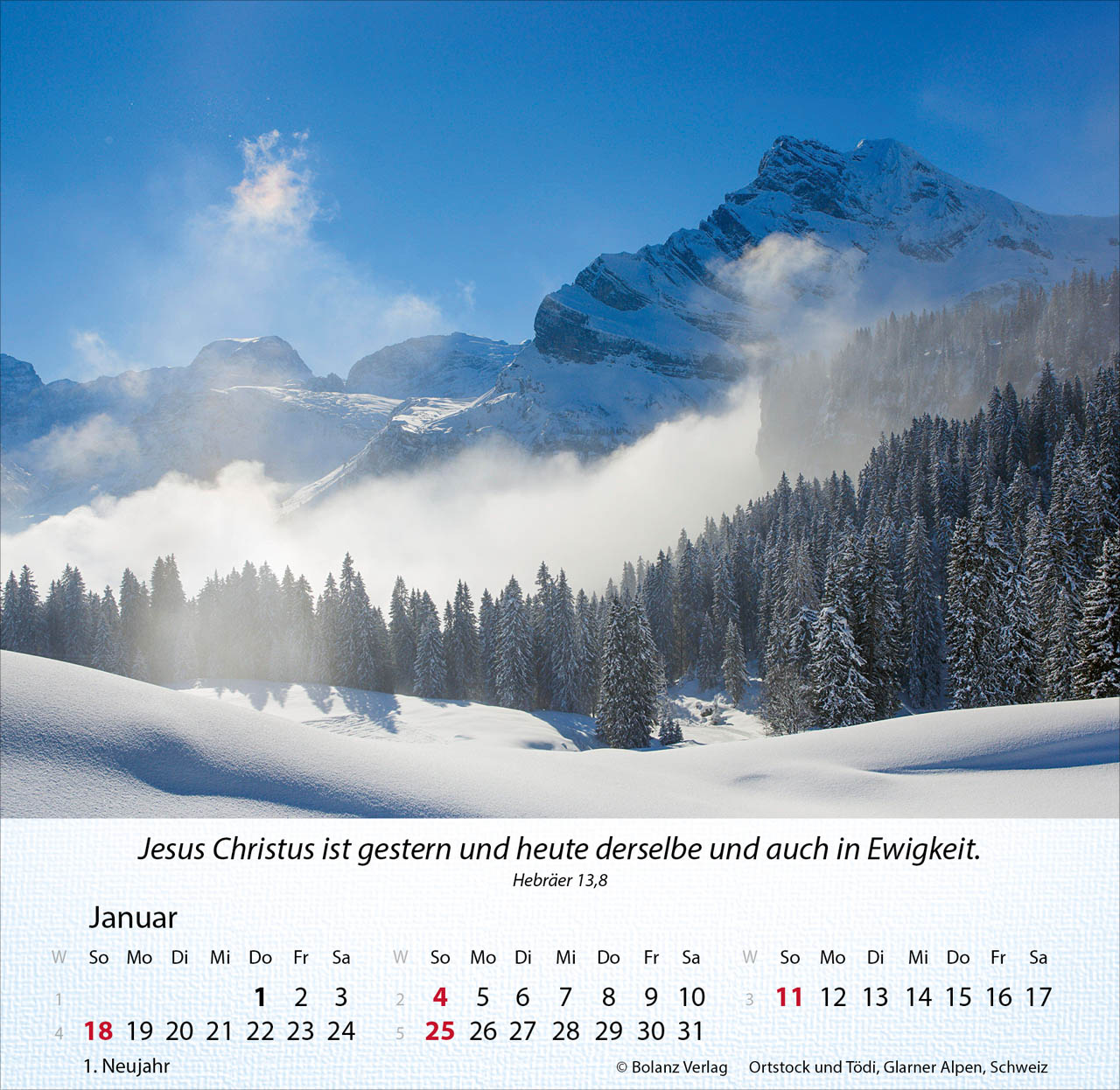 Berge 2026 - Tischkalender Berge 2026 - Tischkalender