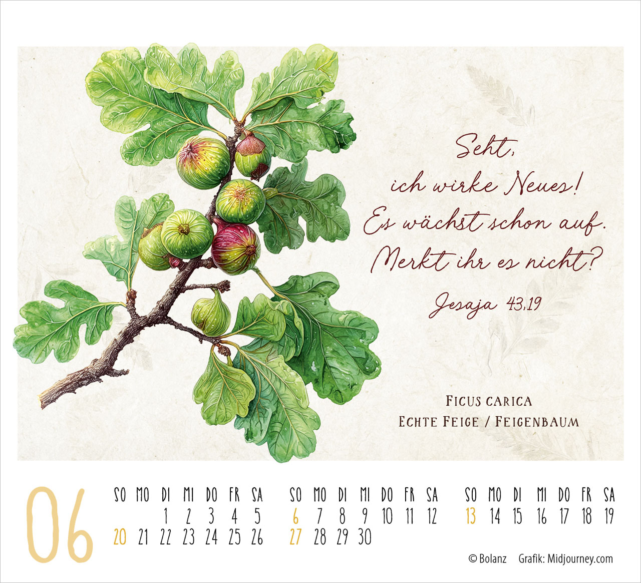 KunstWerke des Schöpfers 2027 – Minikalender