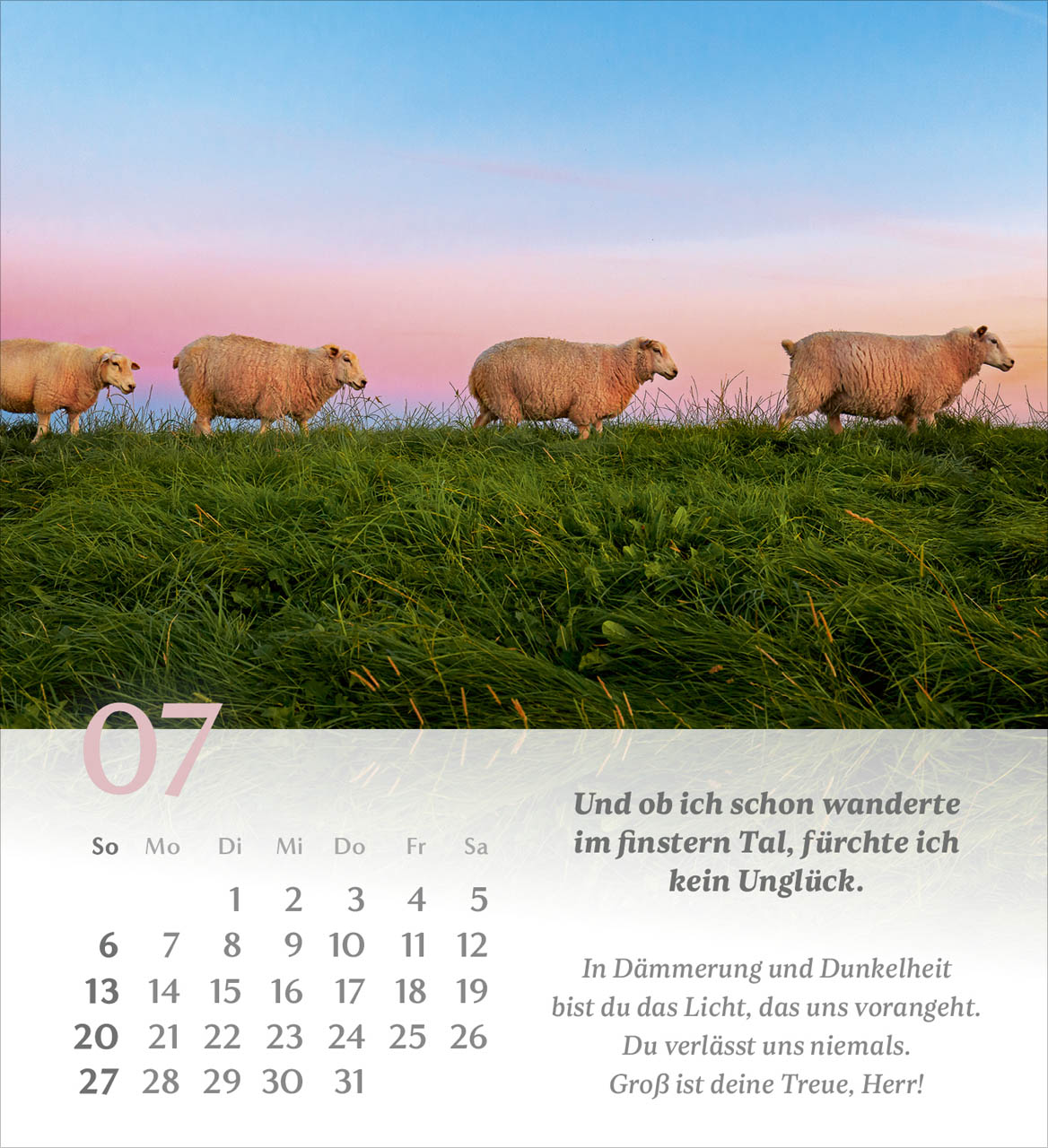 Psalm 23 Tischkalender