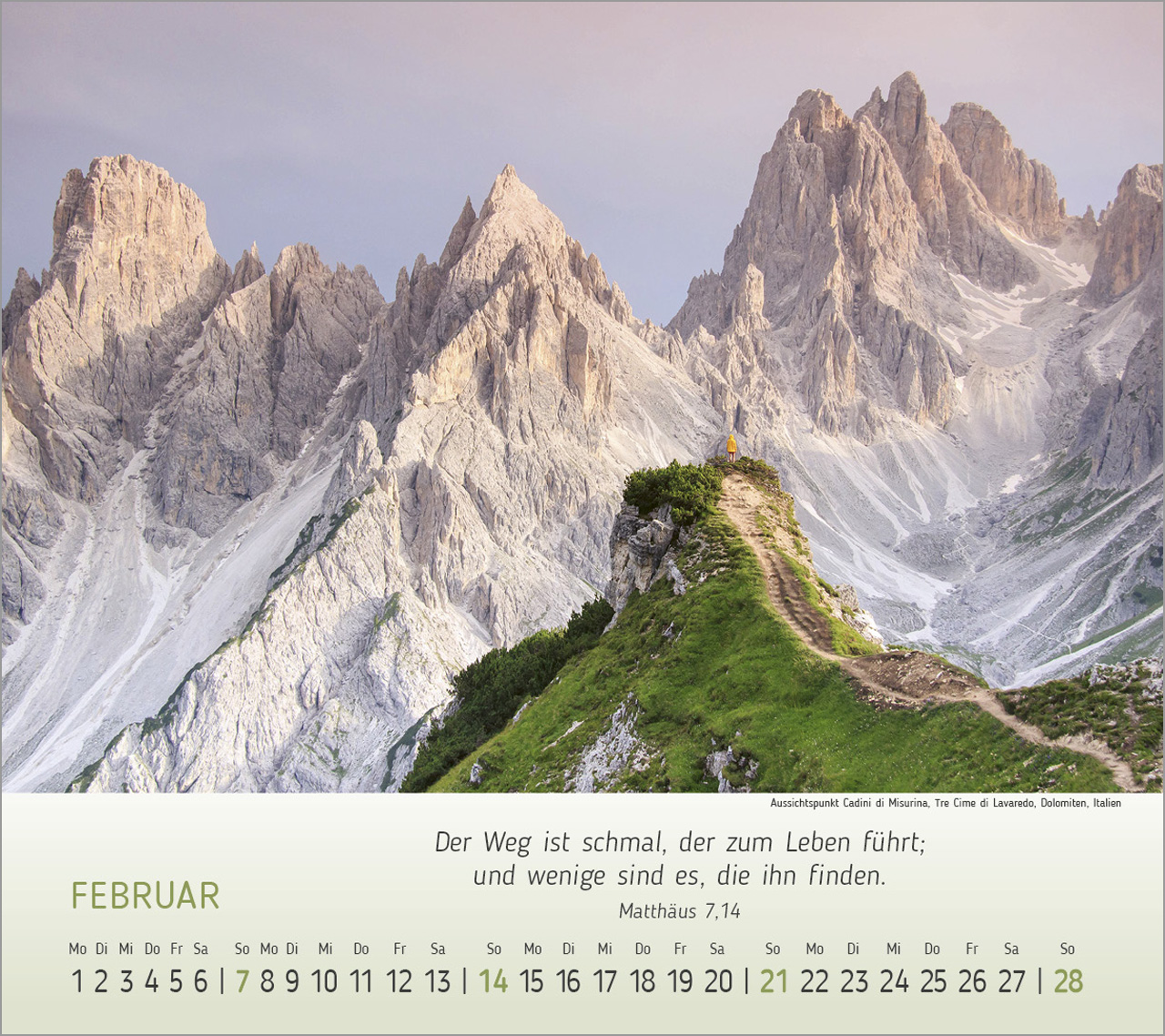 Wunderbare Bergwelt 2027 – Tischkalender