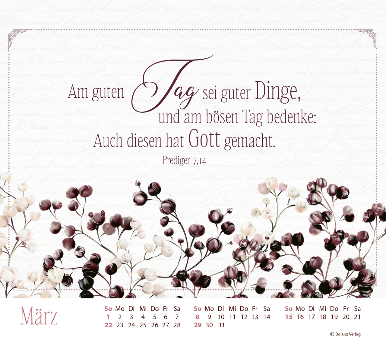 Wortpoesie - Wortschatzgalerie 2026 - Tischkalender
