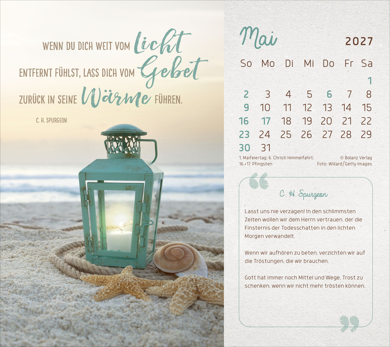 Mit seiner Kraft 2027 – Tischkalender