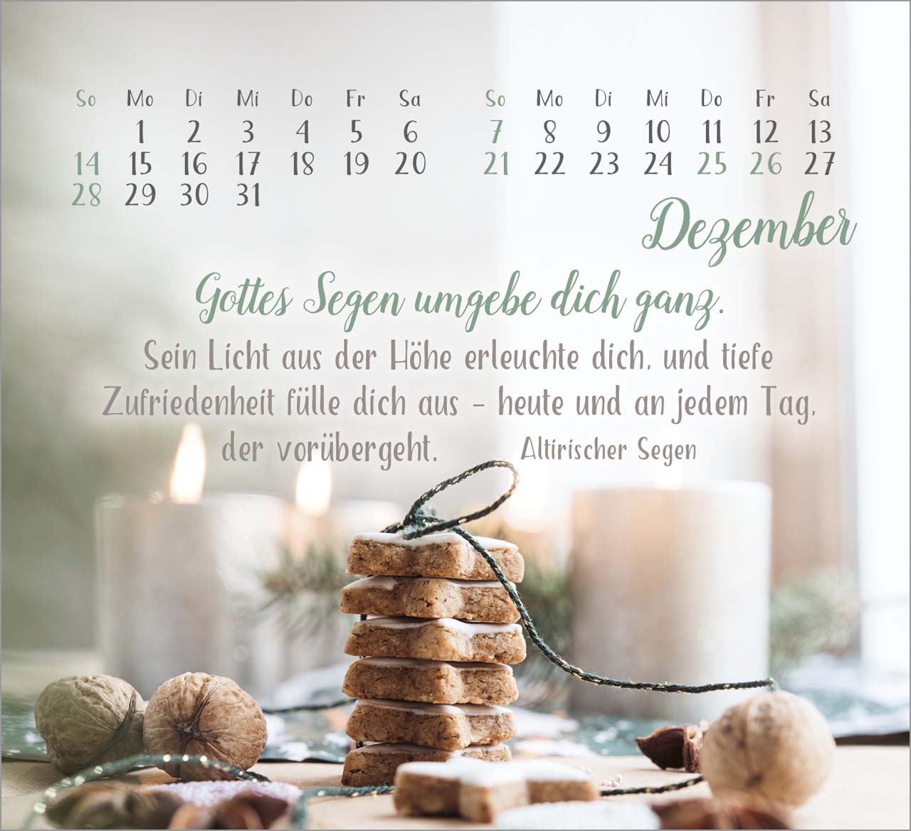 Sei gesegnet! - Tischkalender