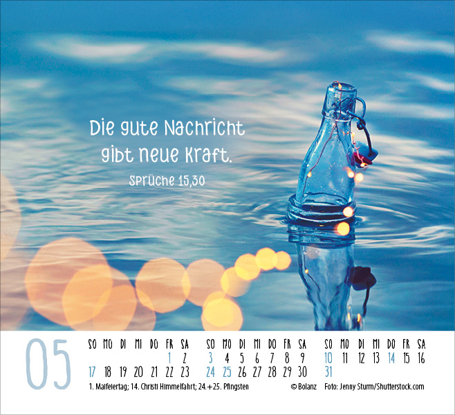 Atempause - Wohin du auch gehst 2026 - Minikalender