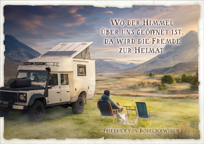 Postkarte Roverurlaub