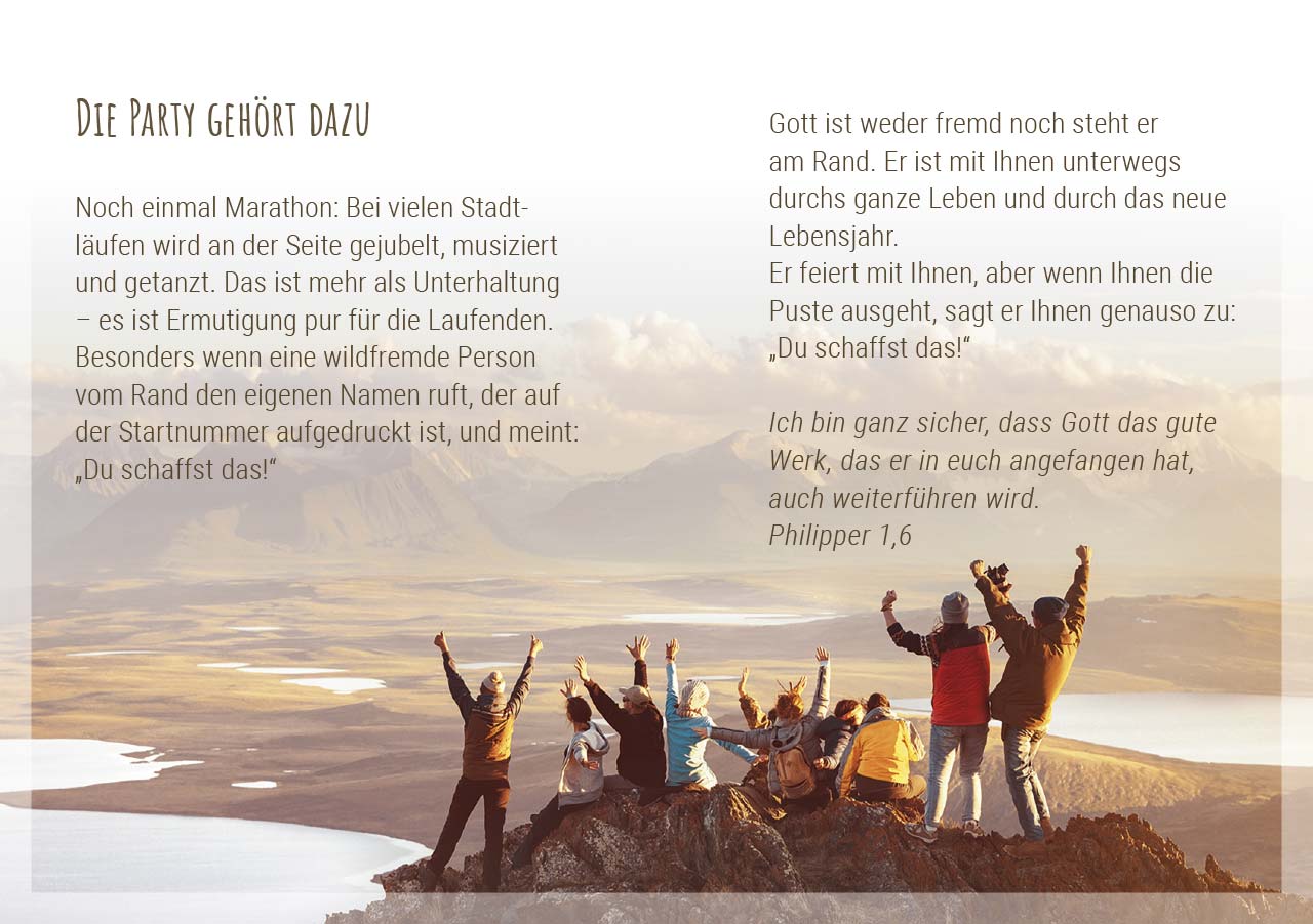 Grußheft - Zum Geburtstag Gottes Segen