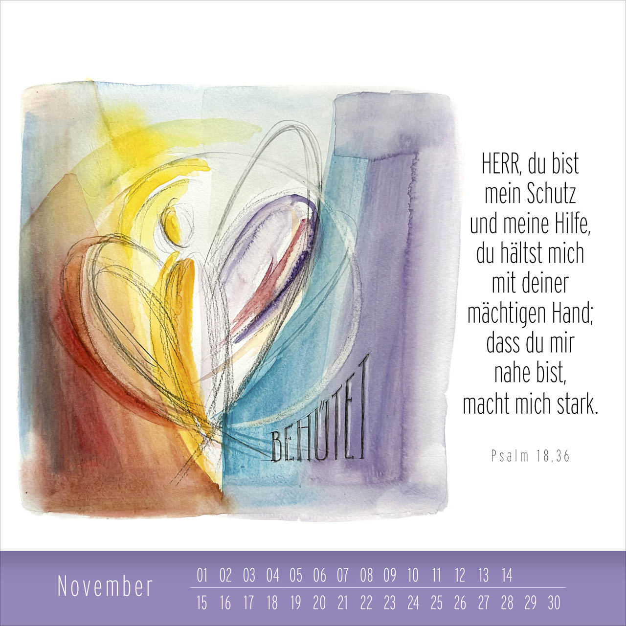Immerwährender Tischkalender Hoffnung und Leben