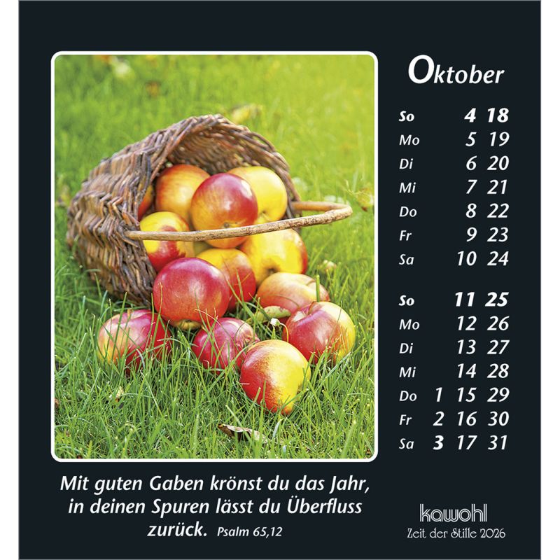 Zeit der Stille 2026