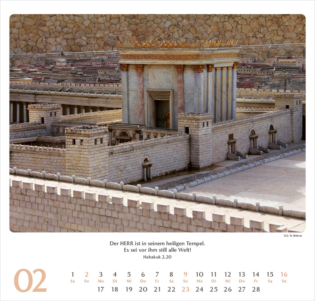 Geliebtes Israel Wandkalender