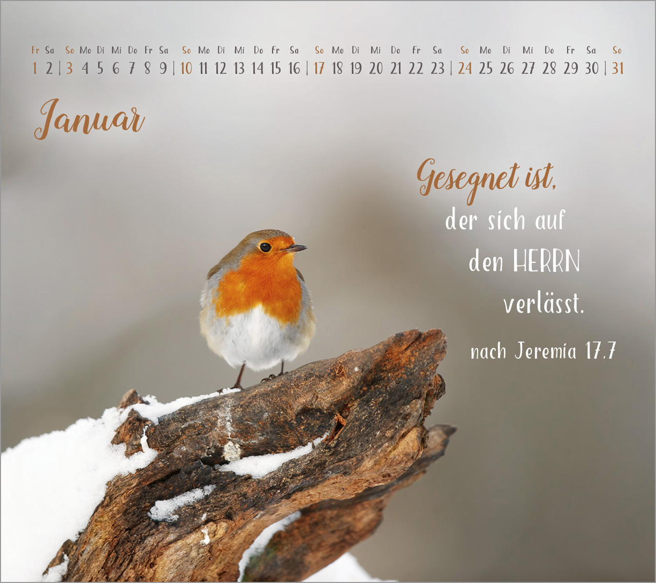 Segensworte  2027 – Tischkalender