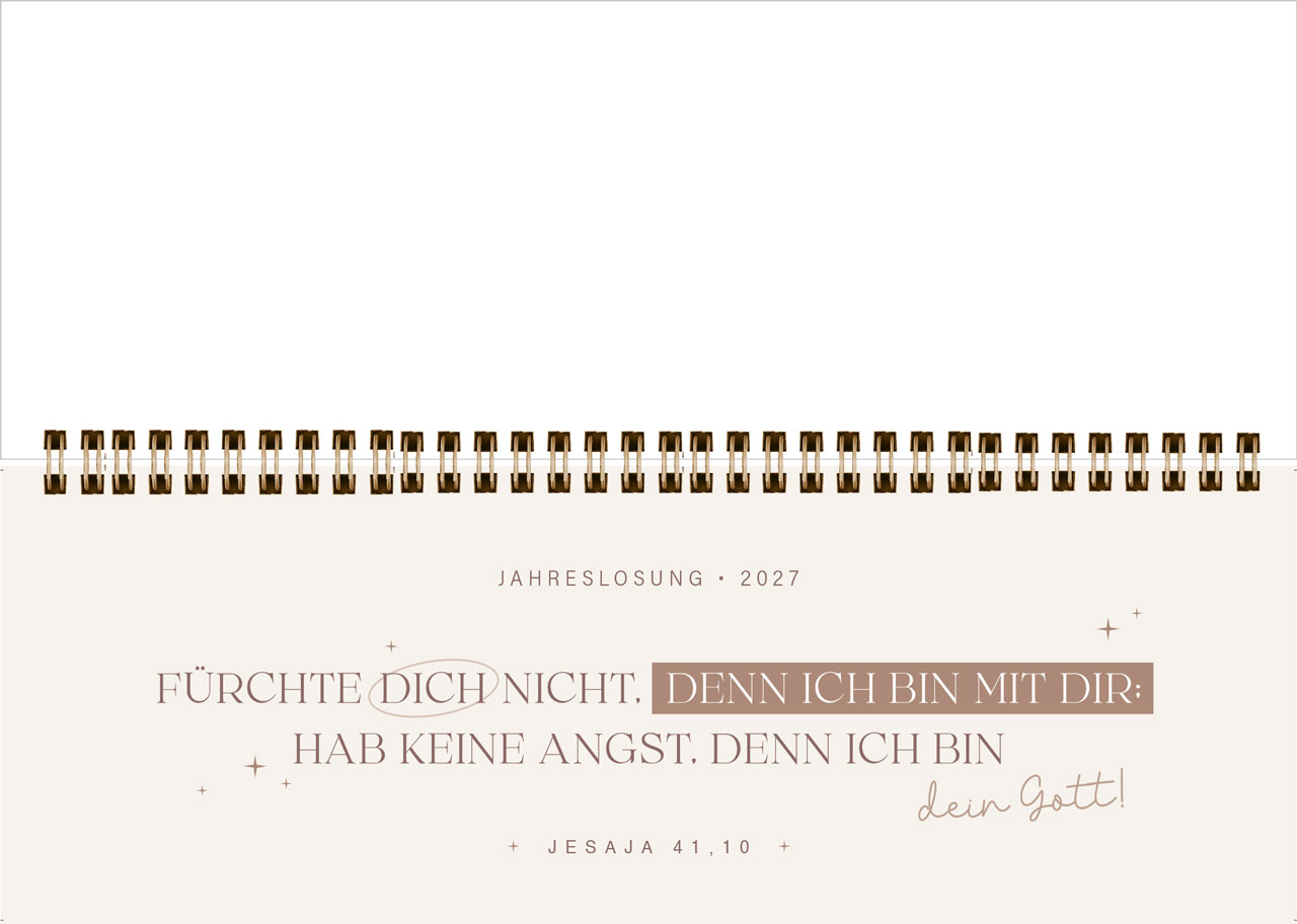 Täglich vertrauen 2027 – Wochenplaner