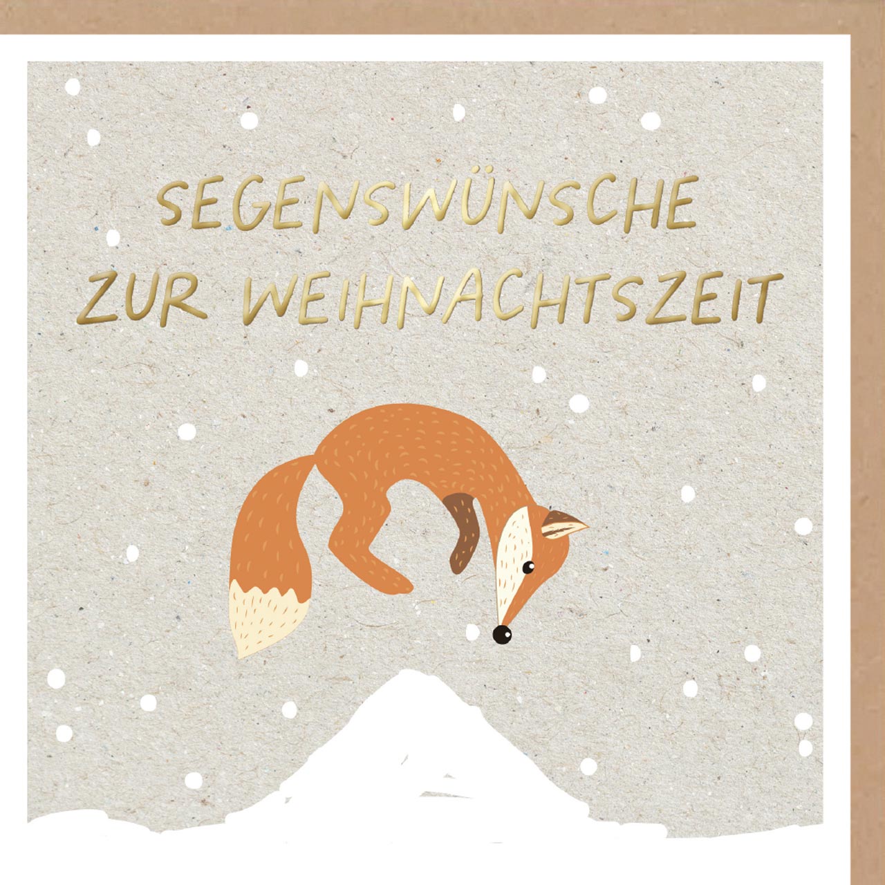 Faltkarte Fuchs