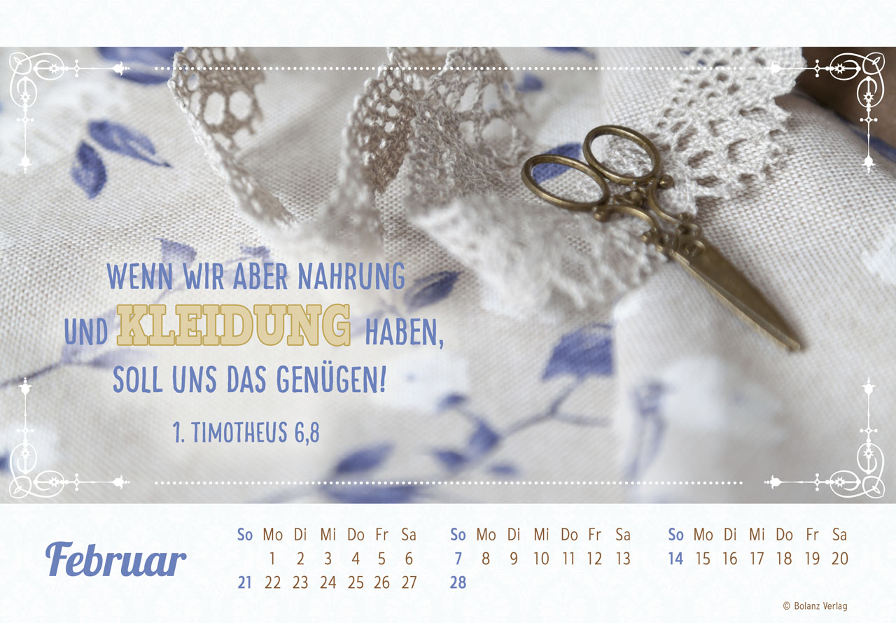 Herzliche Worte für dich 2027 – Panoramakalender