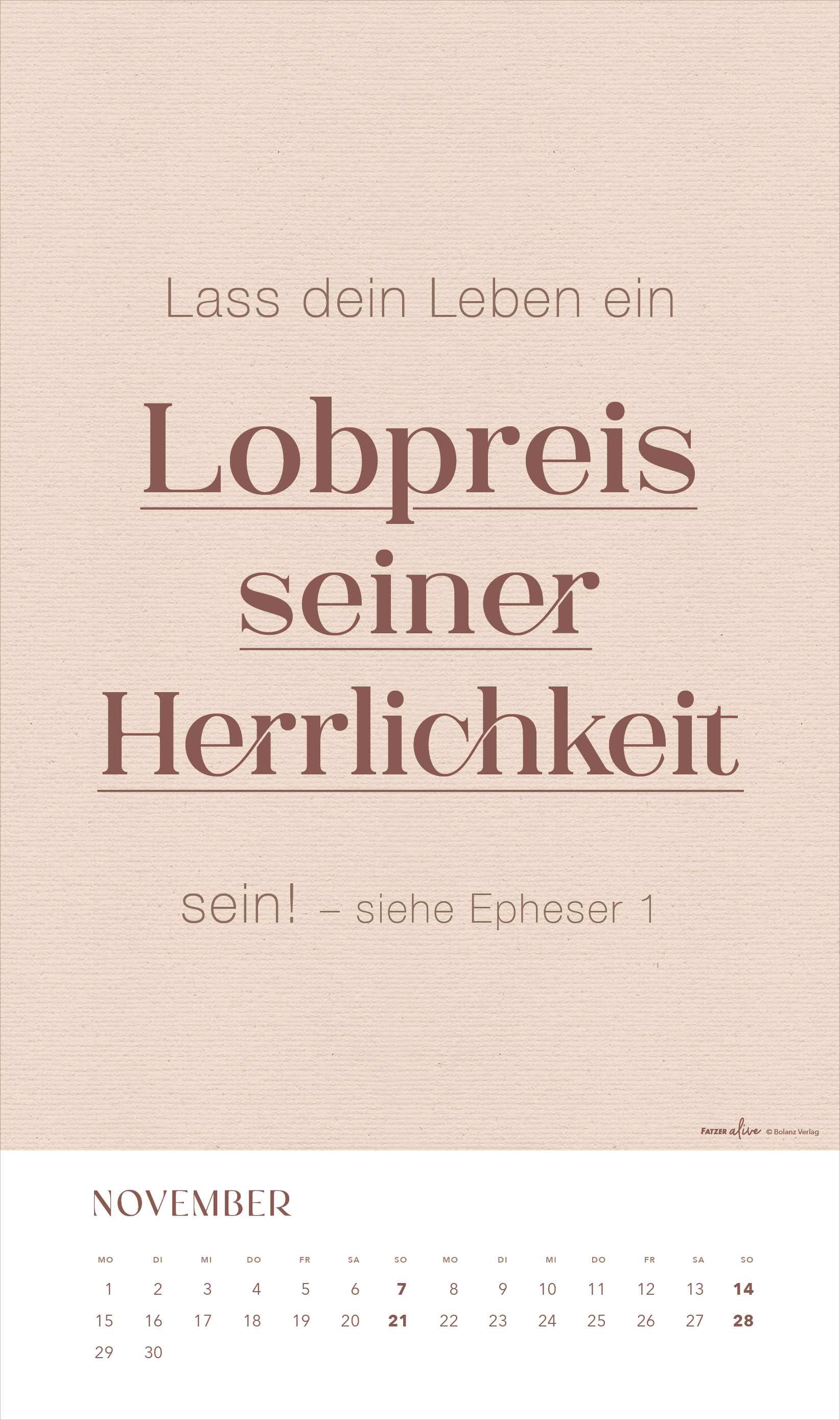 Glaube im Alltag 2027 – Posterkalender