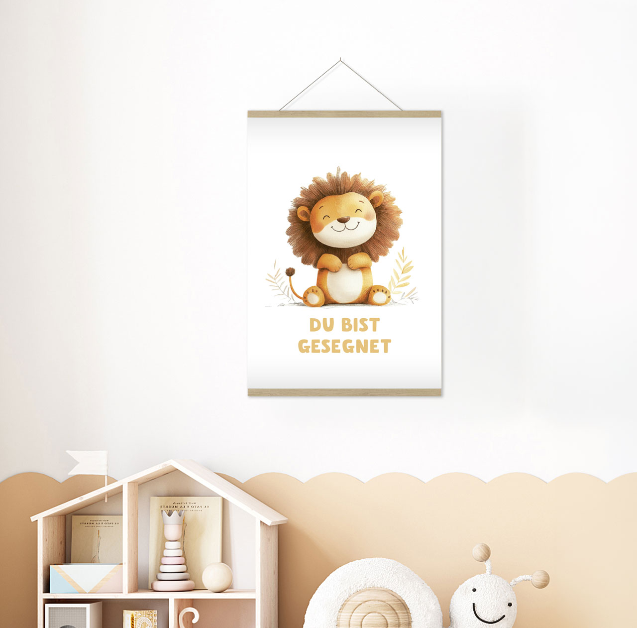 Poster Löwe A4