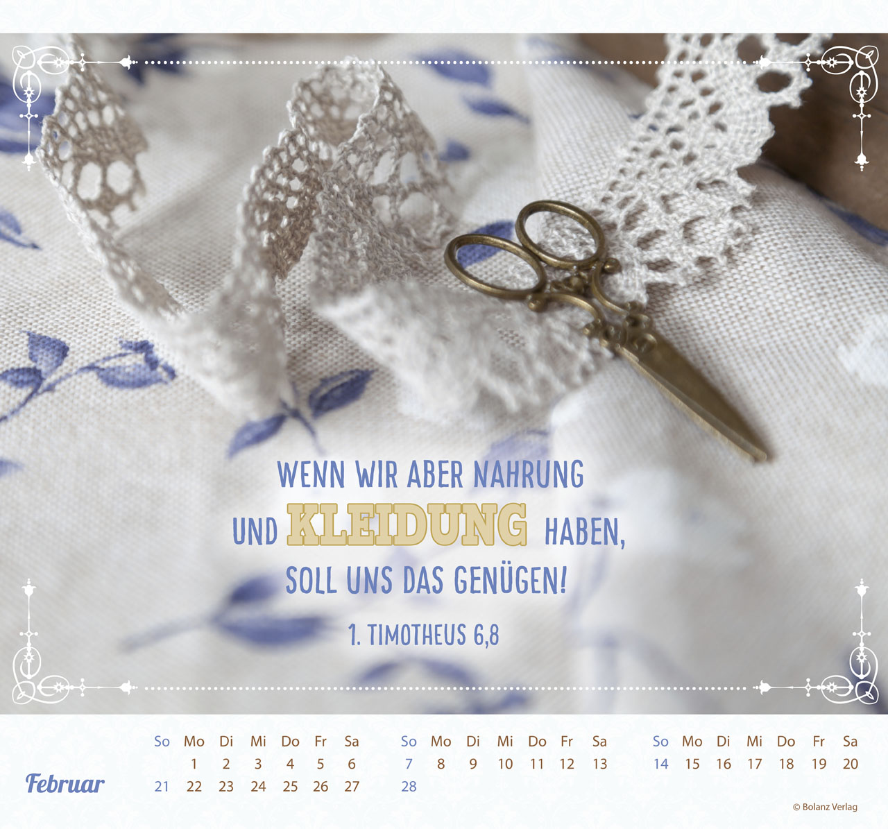 Am Anfang war das Wort 2027 – Wandkalender