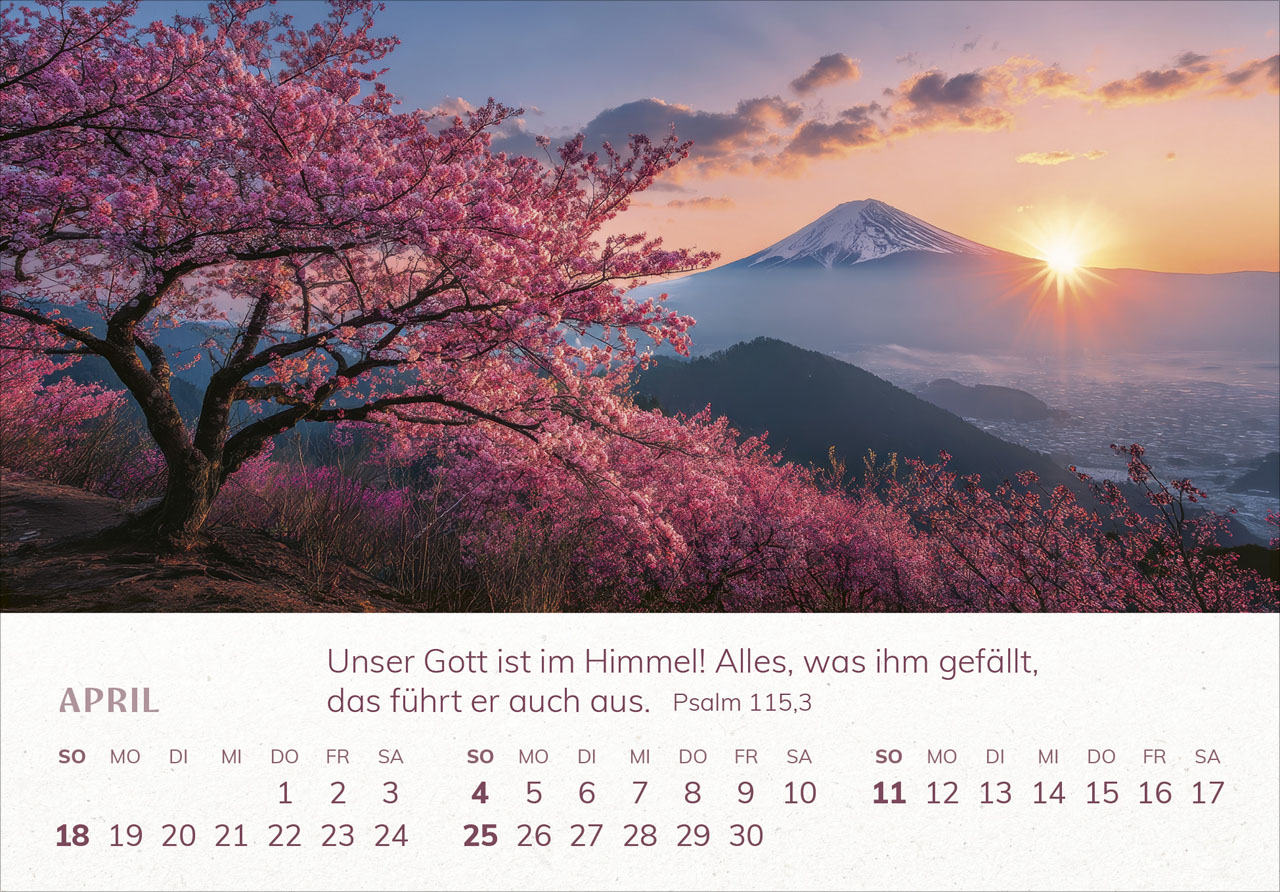 Mini-Panorama 2027 – Panorama-Tischkalender