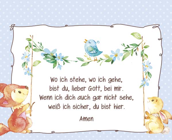 Postkartenaufstellbuch Kindergebete