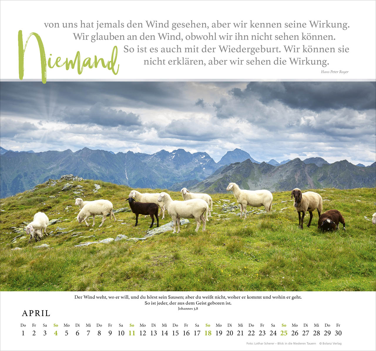 Fels meiner Stärke 2027 – Wandkalender