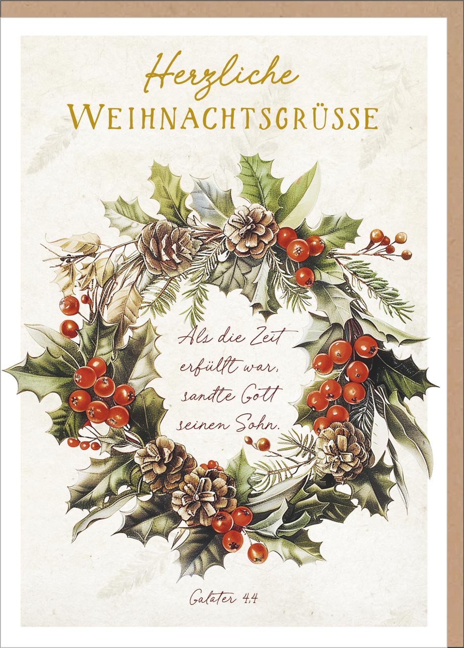 Faltkarten Weihnachtsgrüsse