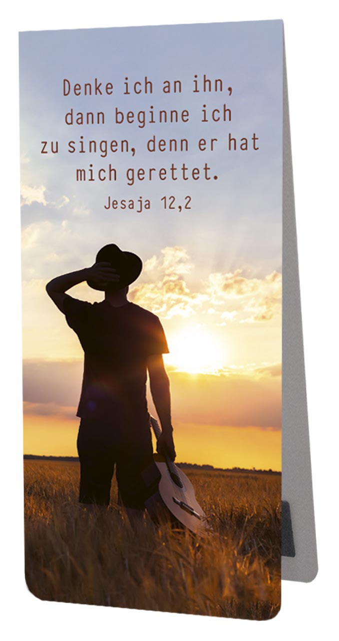 Magnetlesezeichen Jesaja 12,2