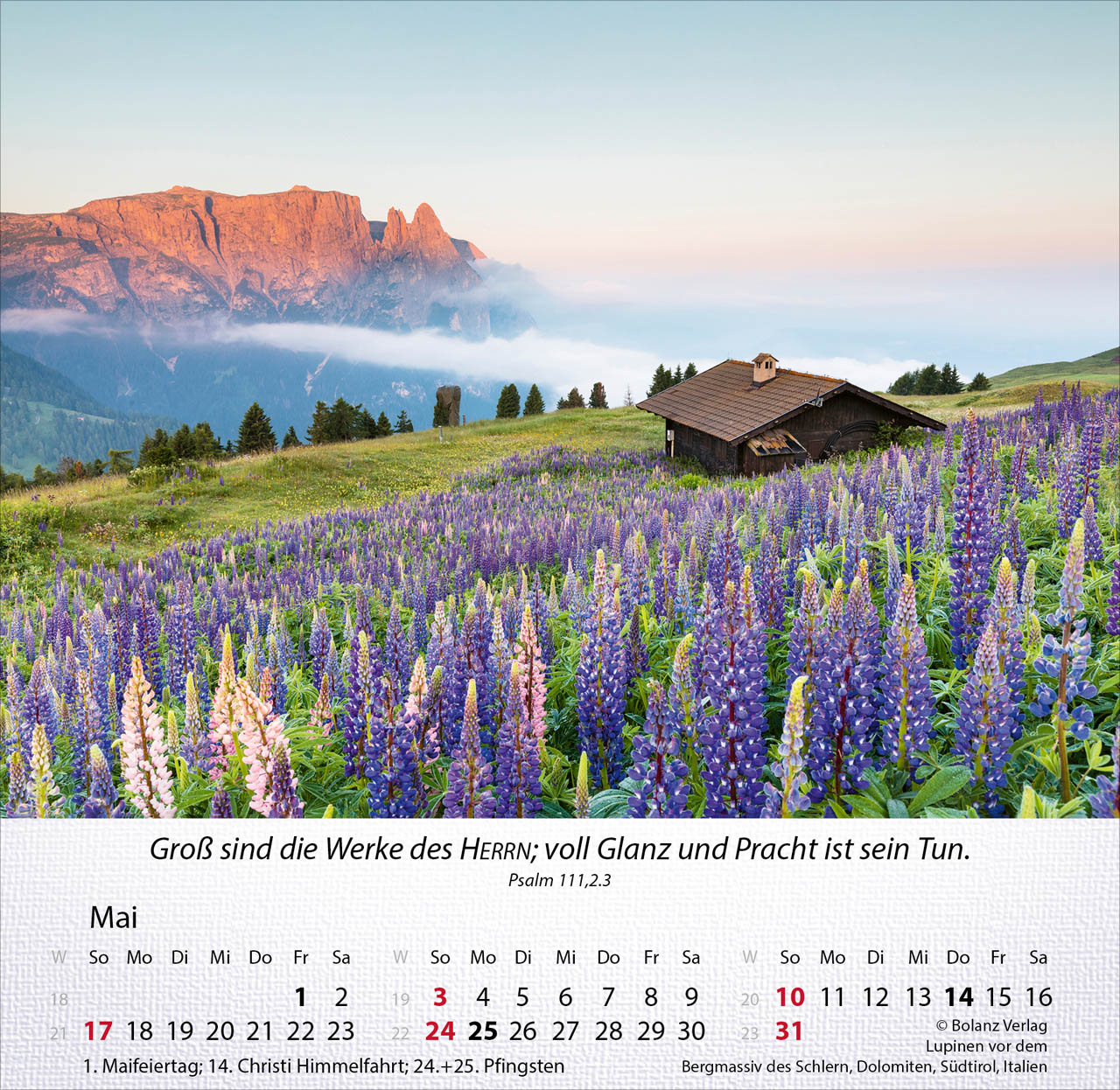 Berge 2026 - Tischkalender Berge 2026 - Tischkalender