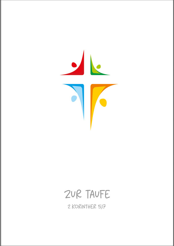 Faltkarte Zur Taufe Kreuz