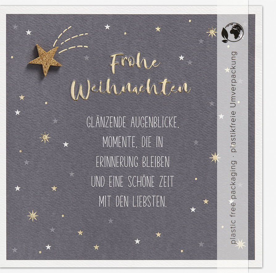 Faltkarte Glänzende Augenblicke