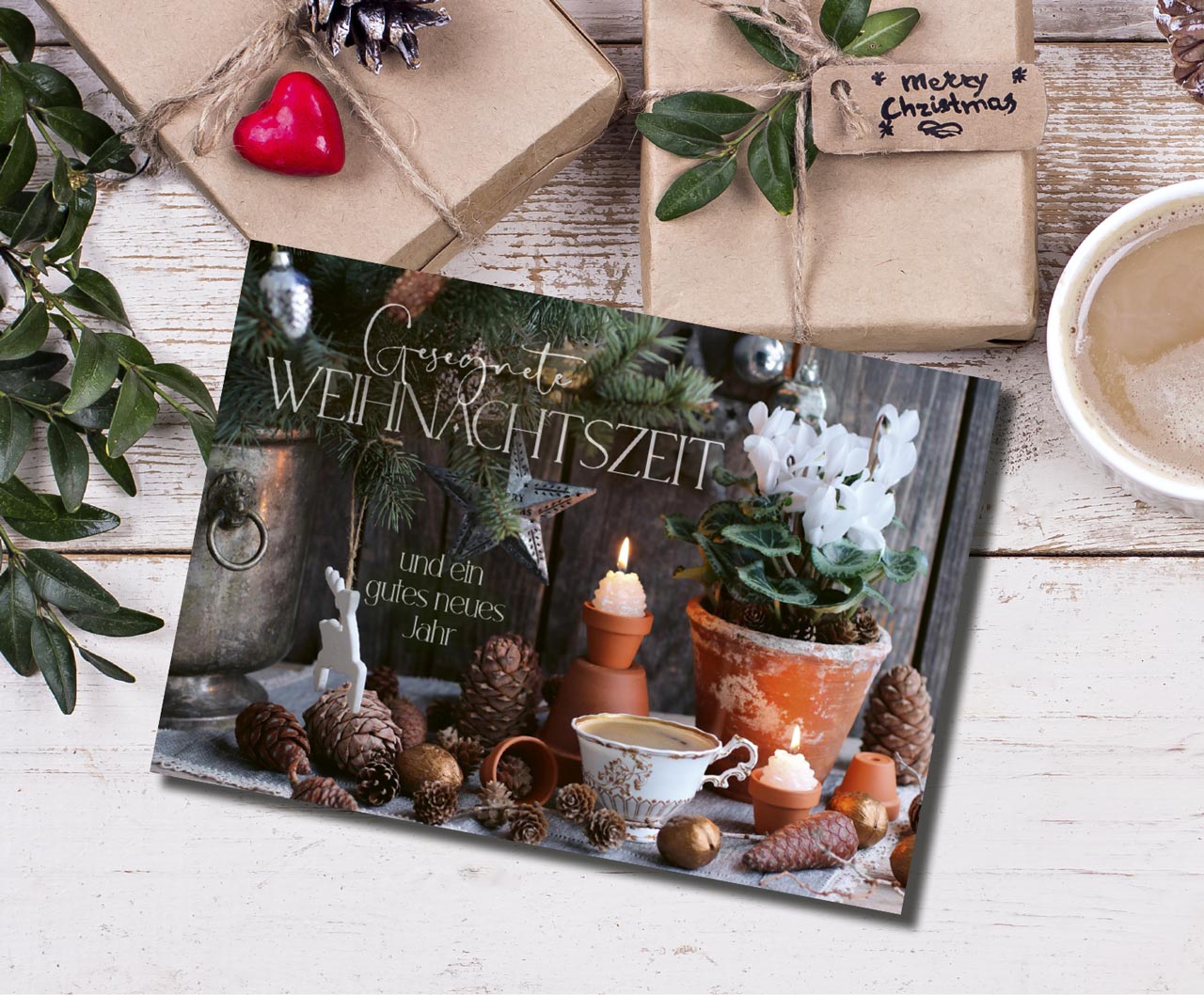 Postkarte Weihnachtszeit