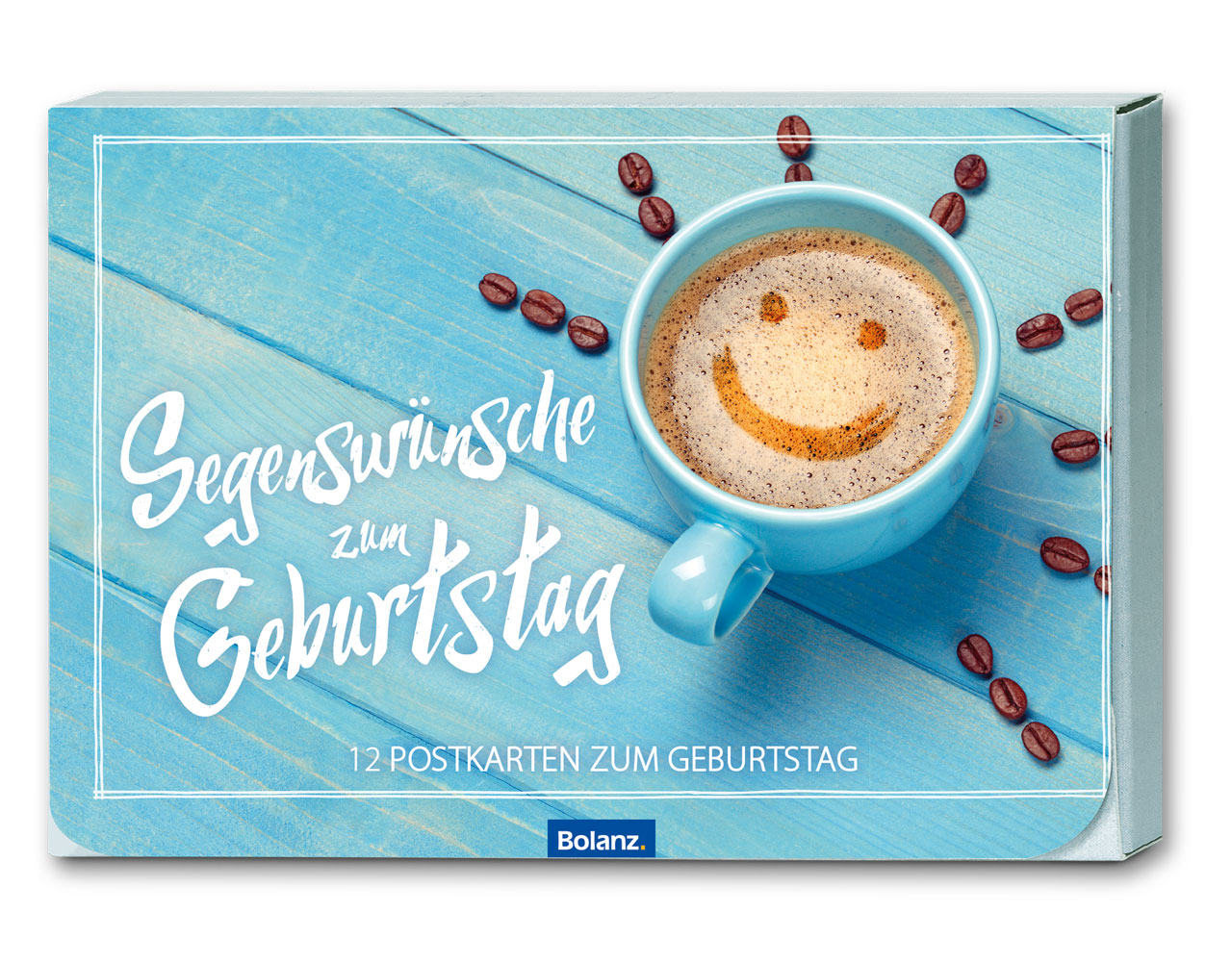 Postkartenbox Geburtstag Kaffeetasse
