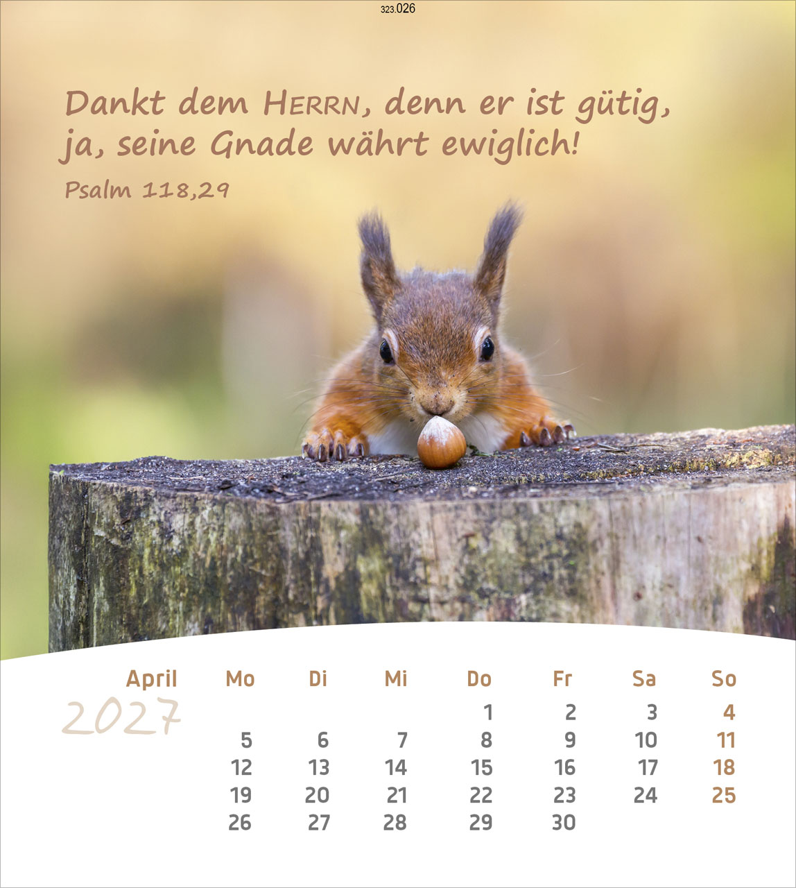 Leben für Dich 2027 – Verteilkalender