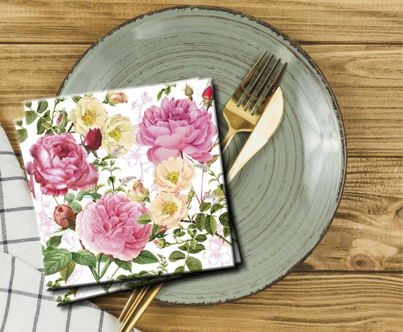 Servietten Rosalie, 33 x 33 cm