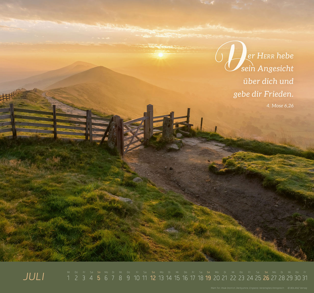 Ich bin der Weg 2026 - Wandkalender