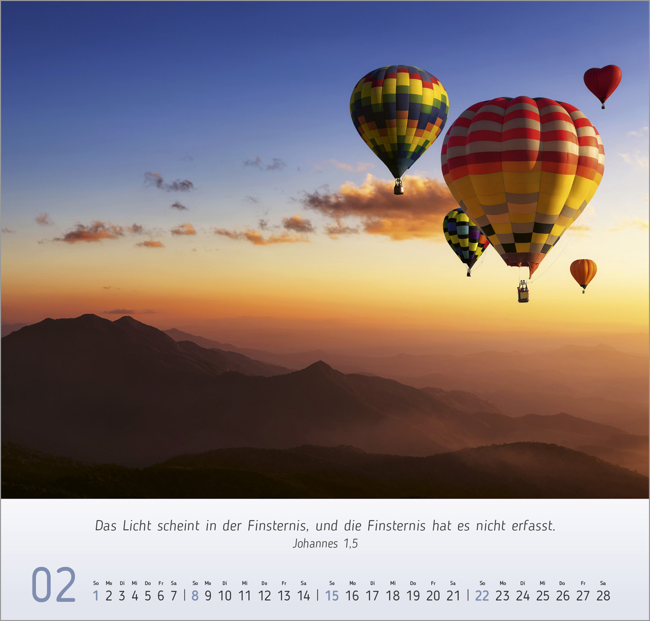 Licht Impressionen Wandkalender 2026
