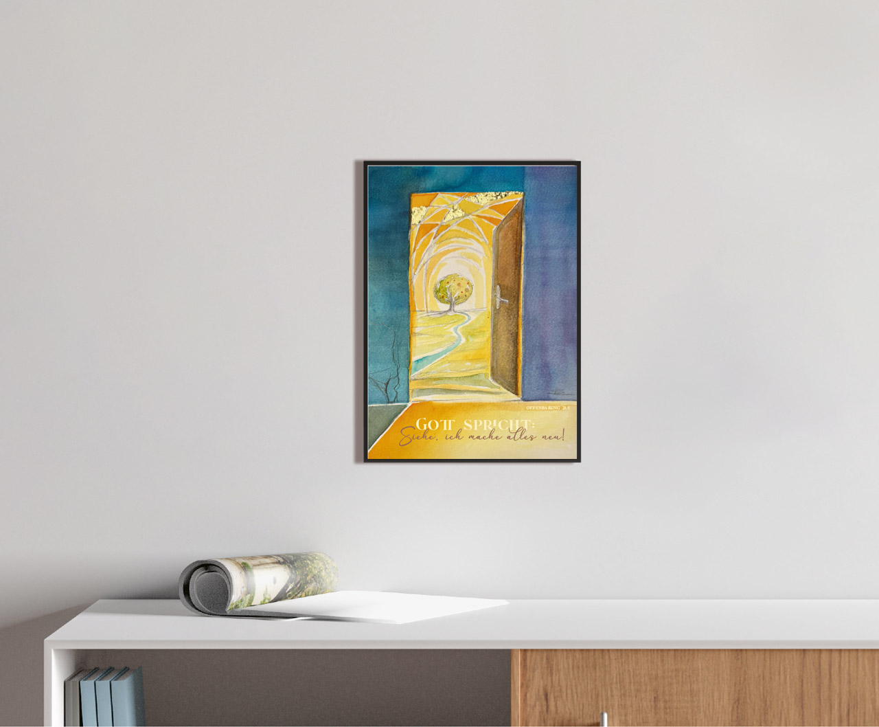 Poster Jahreslosung Simone Riedel A4